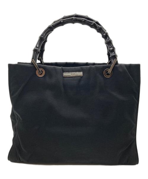 GUCCI（グッチ）GUCCI (グッチ) バンブー ハンドバッグ ブラックの古着・服飾アイテム