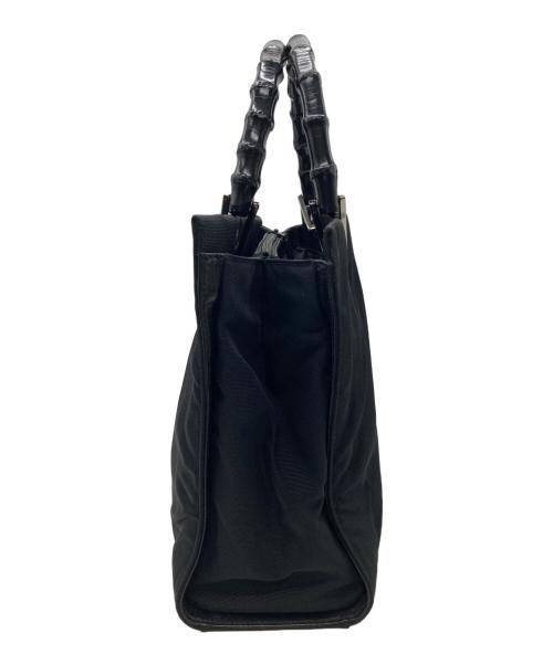 GUCCI（グッチ）GUCCI (グッチ) バンブー ハンドバッグ ブラックの古着・服飾アイテム