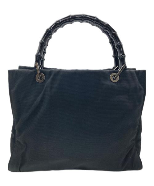 GUCCI（グッチ）GUCCI (グッチ) バンブー ハンドバッグ ブラックの古着・服飾アイテム