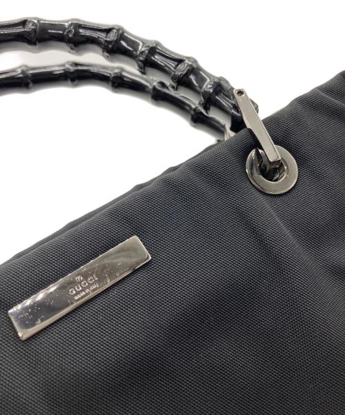 GUCCI（グッチ）GUCCI (グッチ) バンブー ハンドバッグ ブラックの古着・服飾アイテム