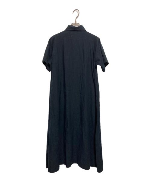 Y's（ワイズ）Y's (ワイズ) リネンシャツワンピース ネイビー サイズ:1の古着・服飾アイテム