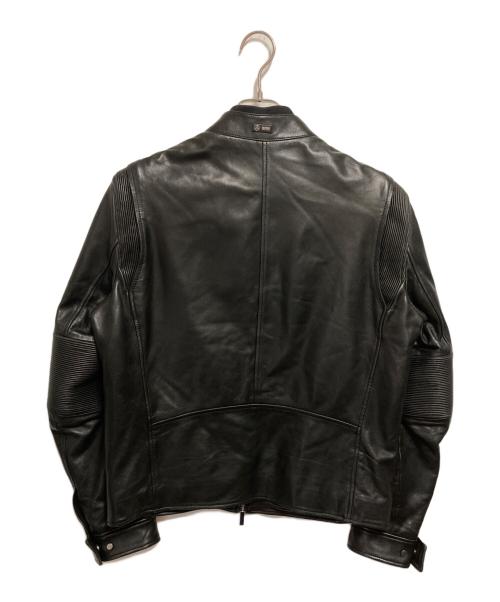 HUGO BOSS（ヒューゴ ボス）HUGO BOSS (ヒューゴ ボス) Mercedes Benz (メルセデスベンツ) シングルライダースジャケット ブラック サイズ:48の古着・服飾アイテム