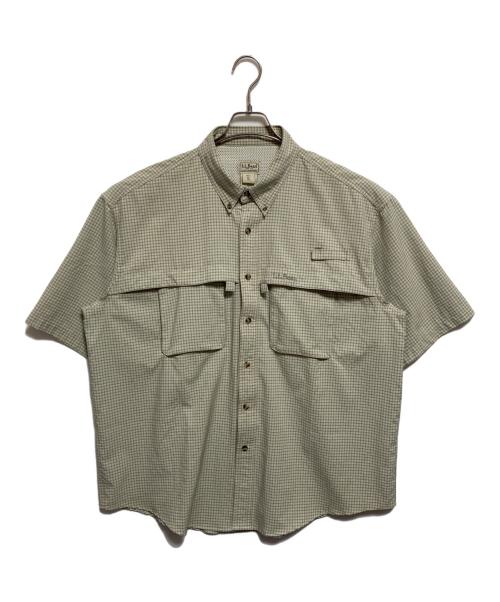 L.L.Bean（エルエルビーン）L.L.Bean (エルエルビーン) チェックシャツ グリーン サイズ:XLの古着・服飾アイテム