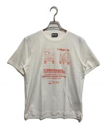 DIESEL（ディーゼル）の古着「T-JUST-SLITS-G1」｜ホワイト