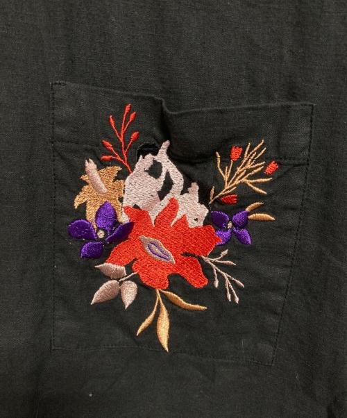 CARNE BOLLENTE（カルネボレンテ）CARNE BOLLENTE (カルネボレンテ) オープンカラーシャツ ブラック サイズ:XSの古着・服飾アイテム