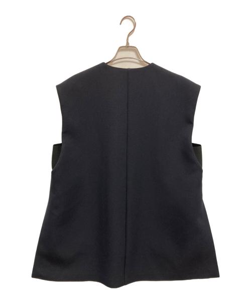 LE PHIL（ル フィル）LE PHIL (ル フィル) マトラッセトリプルクロスジレ ネイビー サイズ:FREEの古着・服飾アイテム