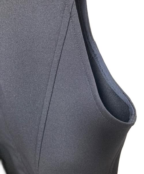 Noble（ノーブル）Noble (ノーブル) カーブシルエットノースリブラウス ネイビー サイズ:なしの古着・服飾アイテム