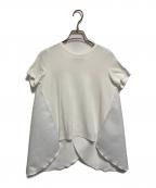 YOKO CHANヨーコチャン）の古着「ドッキングカットソー」｜ホワイト