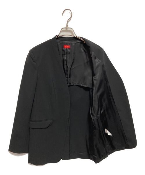 DES PRES（デ プレ）DES PRES (デ プレ) ノーカラージャケット ブラック サイズ:36の古着・服飾アイテム