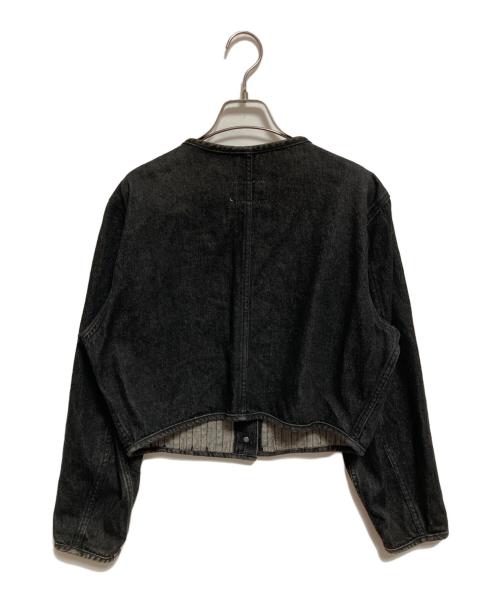 I.S.（アイエス）I.S. (アイエス) デニムジャケット ブラック サイズ:Mの古着・服飾アイテム