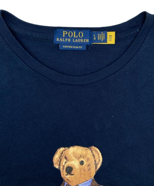 POLO RALPH LAUREN（ポロ・ラルフローレン）POLO RALPH LAUREN (ポロ・ラルフローレン) プリントTシャツ ネイビー サイズ:Lの古着・服飾アイテム