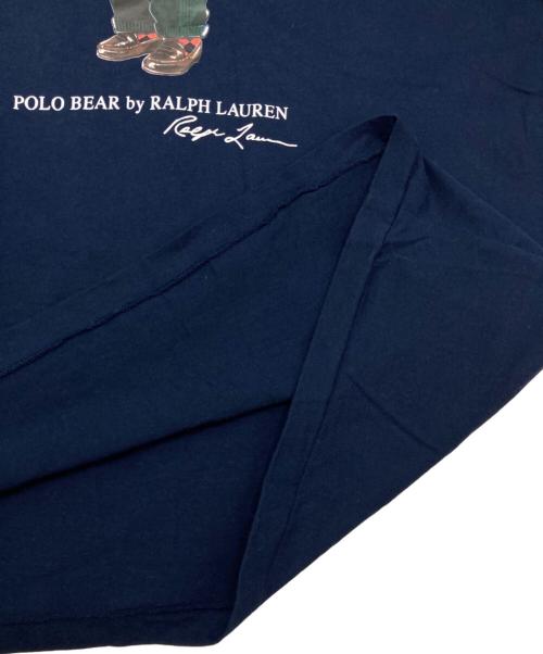 POLO RALPH LAUREN（ポロ・ラルフローレン）POLO RALPH LAUREN (ポロ・ラルフローレン) プリントTシャツ ネイビー サイズ:Lの古着・服飾アイテム