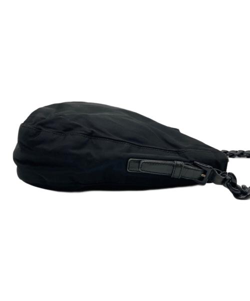 PRADA（プラダ）PRADA (プラダ) チェーンショルダーバッグ ブラックの古着・服飾アイテム