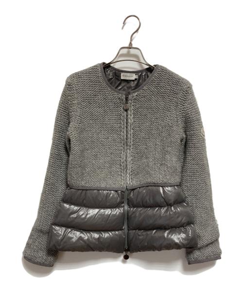 MONCLER（モンクレール）MONCLER (モンクレール) MAGLIONE TRICOT ALLA COREANA グレー サイズ:XSの古着・服飾アイテム