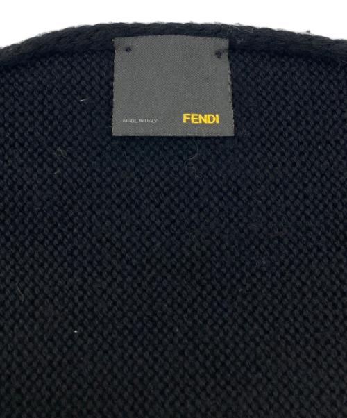 FENDI（フェンディ）FENDI (フェンディ) マフラー ブラックの古着・服飾アイテム
