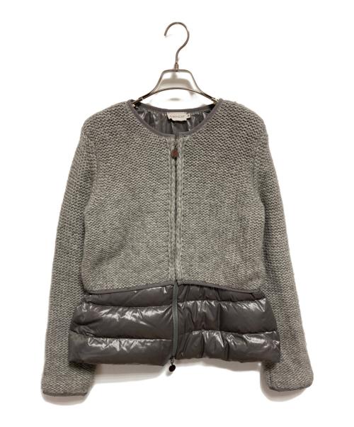 MONCLER（モンクレール）MONCLER (モンクレール) MAGLIONE TRICOT ALLA COREANA グレー サイズ:Mの古着・服飾アイテム