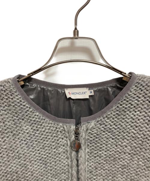 MONCLER（モンクレール）MONCLER (モンクレール) MAGLIONE TRICOT ALLA COREANA グレー サイズ:Mの古着・服飾アイテム