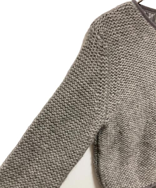 MONCLER（モンクレール）MONCLER (モンクレール) MAGLIONE TRICOT ALLA COREANA グレー サイズ:Mの古着・服飾アイテム