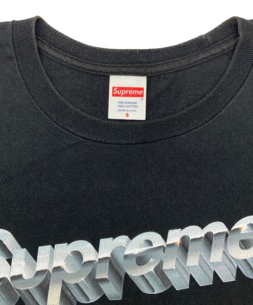 SUPREME（シュプリーム）SUPREME (シュプリーム) Chrome Logo Tee ブラック サイズ:Sの古着・服飾アイテム