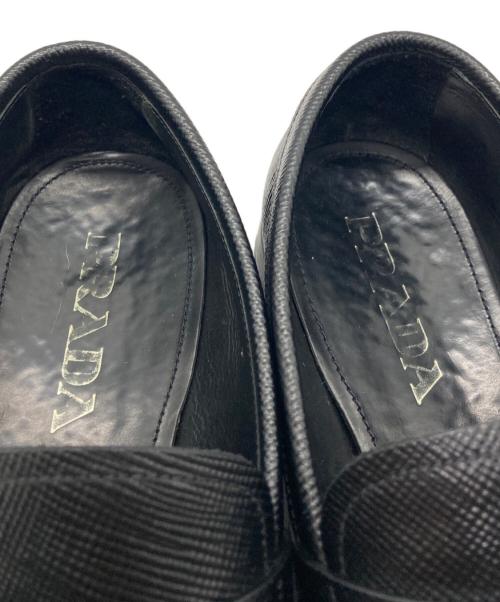 PRADA（プラダ）PRADA (プラダ) ローファー ブラック サイズ:6の古着・服飾アイテム