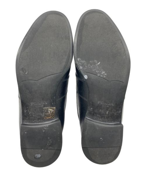 PRADA（プラダ）PRADA (プラダ) ローファー ブラック サイズ:6の古着・服飾アイテム