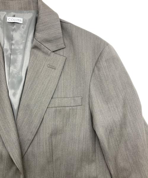 COLUMN（コラム）COLUMN (コラム) ジャケット グレー サイズ:36の古着・服飾アイテム