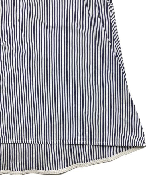 ANAYI（アナイ）ANAYI (アナイ) ストレッチブロードタックブラウス ブルー サイズ:38の古着・服飾アイテム