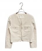 ANAYIアナイ）の古着「ライトスラブクルー ジャケット」｜ホワイト