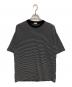 STEVEN ALAN（スティーブンアラン）の古着「SIRO BORDER RNGER SHORT SLEEVE TEE」｜ブラック