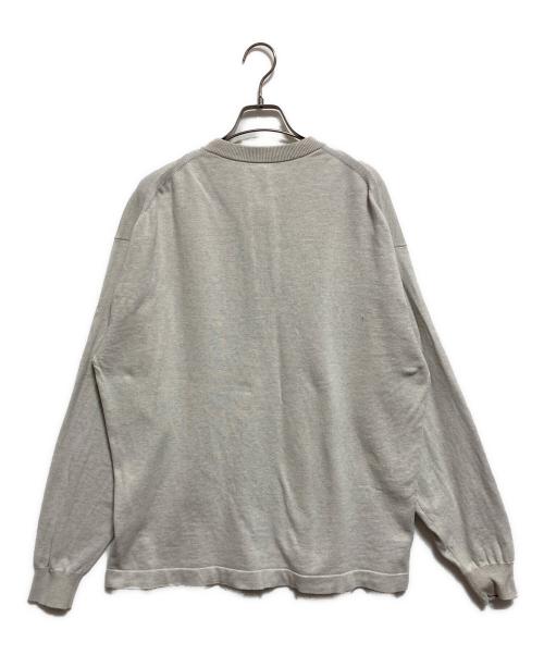 crepuscule（クレプスキュール）crepuscule (クレプスキュール) Henley neck L/S ベージュ サイズ:2の古着・服飾アイテム