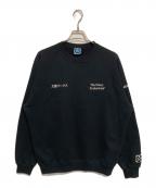 The Ennoy Professionalザ エンノイ プロフェッショナル）の古着「クルーネックスウェット」｜ブラック