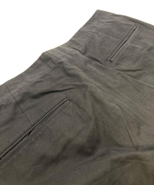 BLURHMS（ブラームス）BLURHMS (ブラームス) Washed Gabardine Super Wide 6P Slacks ネイビー サイズ:3の古着・服飾アイテム