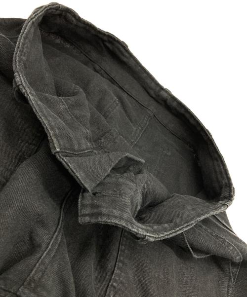 nestrobe confect（ネストローブ コンフェクト）nestrobe confect (ネストローブ コンフェクト) リネンワイドパンツ ブラック サイズ:4の古着・服飾アイテム