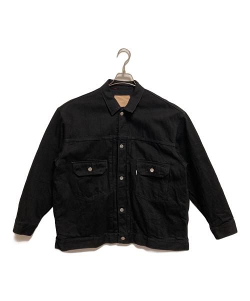 Graphpaper（グラフペーパー）Graphpaper (グラフペーパー) Selvage Denim Jacket ブラック サイズ:1の古着・服飾アイテム