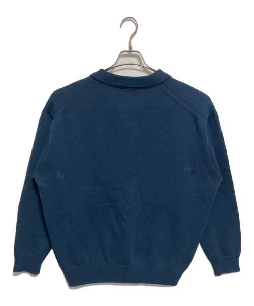 MEIAS（メイアス）MEIAS (メイアス) LILY CO/PE SKIPPER PULL OVER ブルー サイズ:Lの古着・服飾アイテム