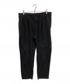 nestrobe confectネストローブ コンフェクト）の古着「リネン混パンツ」｜ブラック
