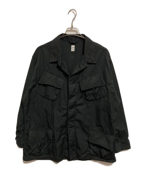 LE（エルイー）LE (エルイー) Ex-WIDE Fatigue Jacket ブラック サイズ:2の古着・服飾アイテム
