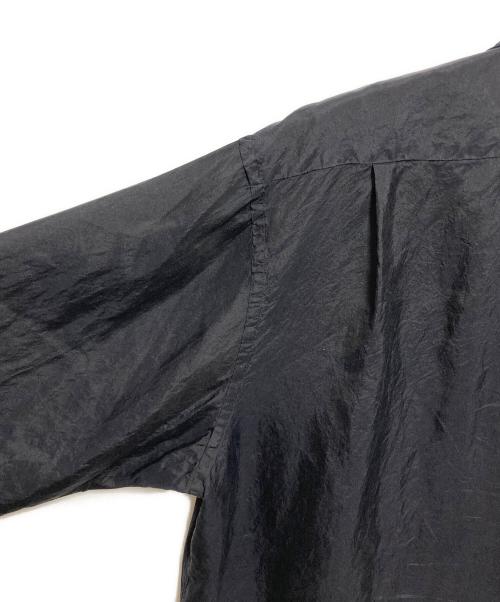 COMOLI（コモリ）COMOLI (コモリ) シルクパイピングシャツ ネイビー サイズ:3の古着・服飾アイテム