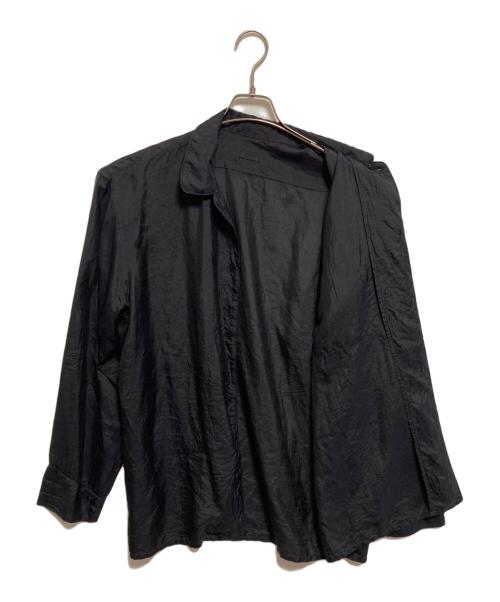 COMOLI（コモリ）COMOLI (コモリ) シルクパイピングシャツ ネイビー サイズ:3の古着・服飾アイテム