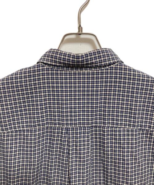 universal products（ユニバーサルプロダクツ）universal products (ユニバーサルプロダクツ) SOKTAS FLANNEL CHECK SHIRT ネイビー サイズ:3の古着・服飾アイテム
