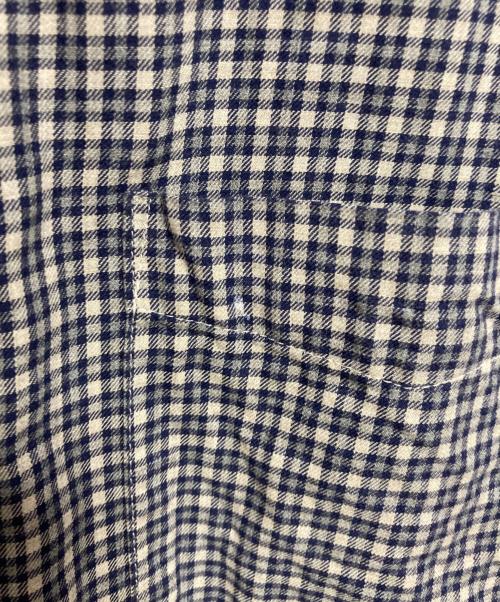 universal products（ユニバーサルプロダクツ）universal products (ユニバーサルプロダクツ) SOKTAS FLANNEL CHECK SHIRT ネイビー サイズ:3の古着・服飾アイテム