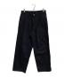 Graphpaper（グラフペーパー）の古着「Selvage Denim Two Tuck Pants」｜ブラック