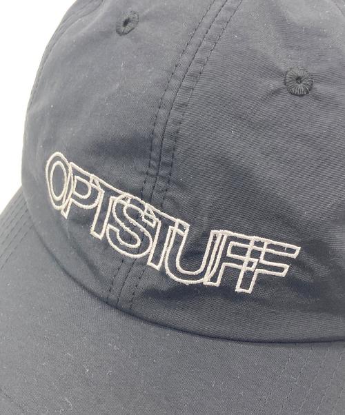 OPTSTUFF（オプトスタフ）optstuff (オプトスタフ) 6 PANEL NYLON CAP ブラックの古着・服飾アイテム