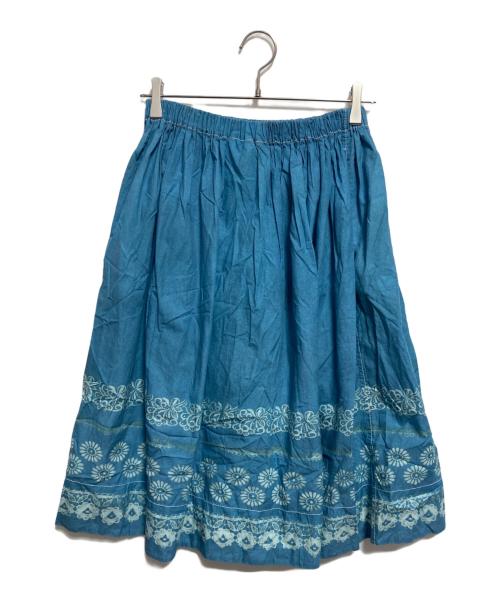 tricot COMME des GARCONS（トリココムデギャルソン）tricot COMME des GARCONS (トリココムデギャルソン) プリントスカート ブルー サイズ:なしの古着・服飾アイテム