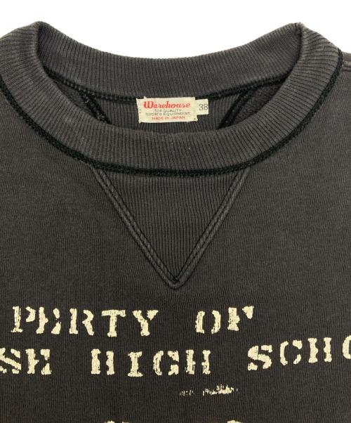 WAREHOUSE（ウエアハウス）WAREHOUSE (ウエアハウス) 両Vスウェット グレー サイズ:38の古着・服飾アイテム