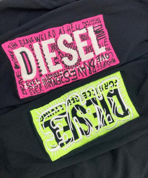 DIESEL（ディーゼル）DIESEL (ディーゼル) カーディガン ブラック サイズ:ＸＳの古着・服飾アイテム