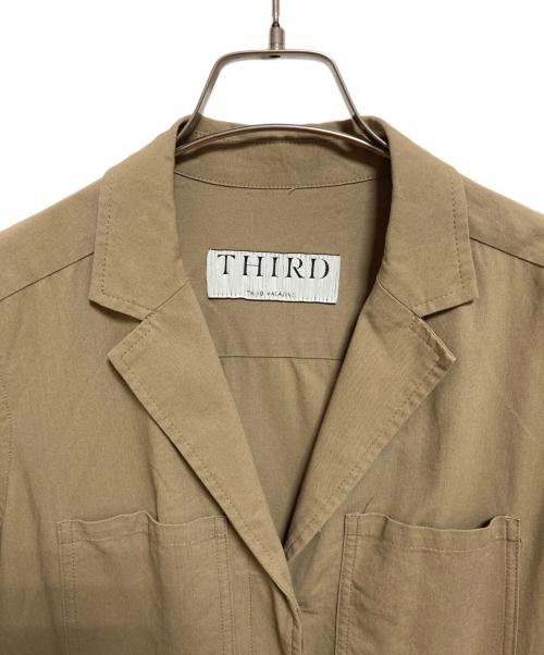 THIRD MAGAZINE（サードマガジン）THIRD MAGAZINE (サードマガジン) コットンツイルオールインワン ベージュ サイズ:下記参照の古着・服飾アイテム