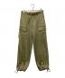 mikomori（ミコモリ）の古着「サテンカーゴパンツ」｜オリーブ