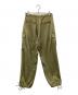 mikomori (ミコモリ) THIRD MAGAZINE (サードマガジン) サテンカーゴパンツ オリーブ サイズ:9号：9000円