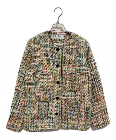 サードマガジン　ノーカラーカラフルツイードジャケット 3004010157294040_01_9205w.jpeg